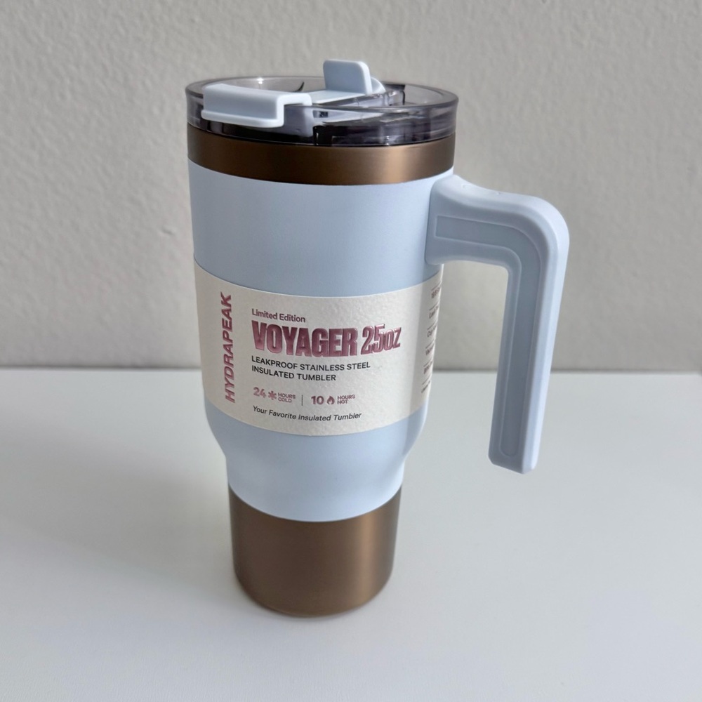 Limited Edition HydraPeak Voyager 25oz Insulated Tumbler/Mug With Sip & Chug Lid